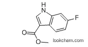 Molecular Structure of 649550-97-0 (6-Fluoro-1H-indole-3-carboxylic acid methyl ester)
